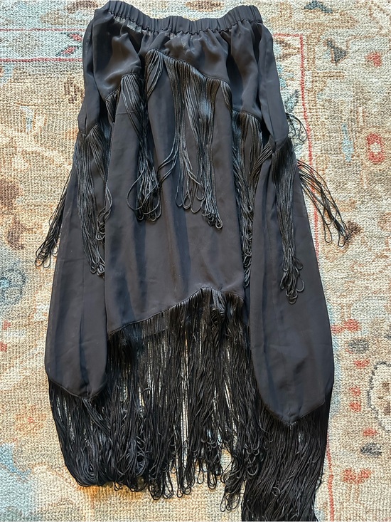 ASOS Dresses & Skirts - ASOS Black Elastic Waist Skirt with Satin Lining